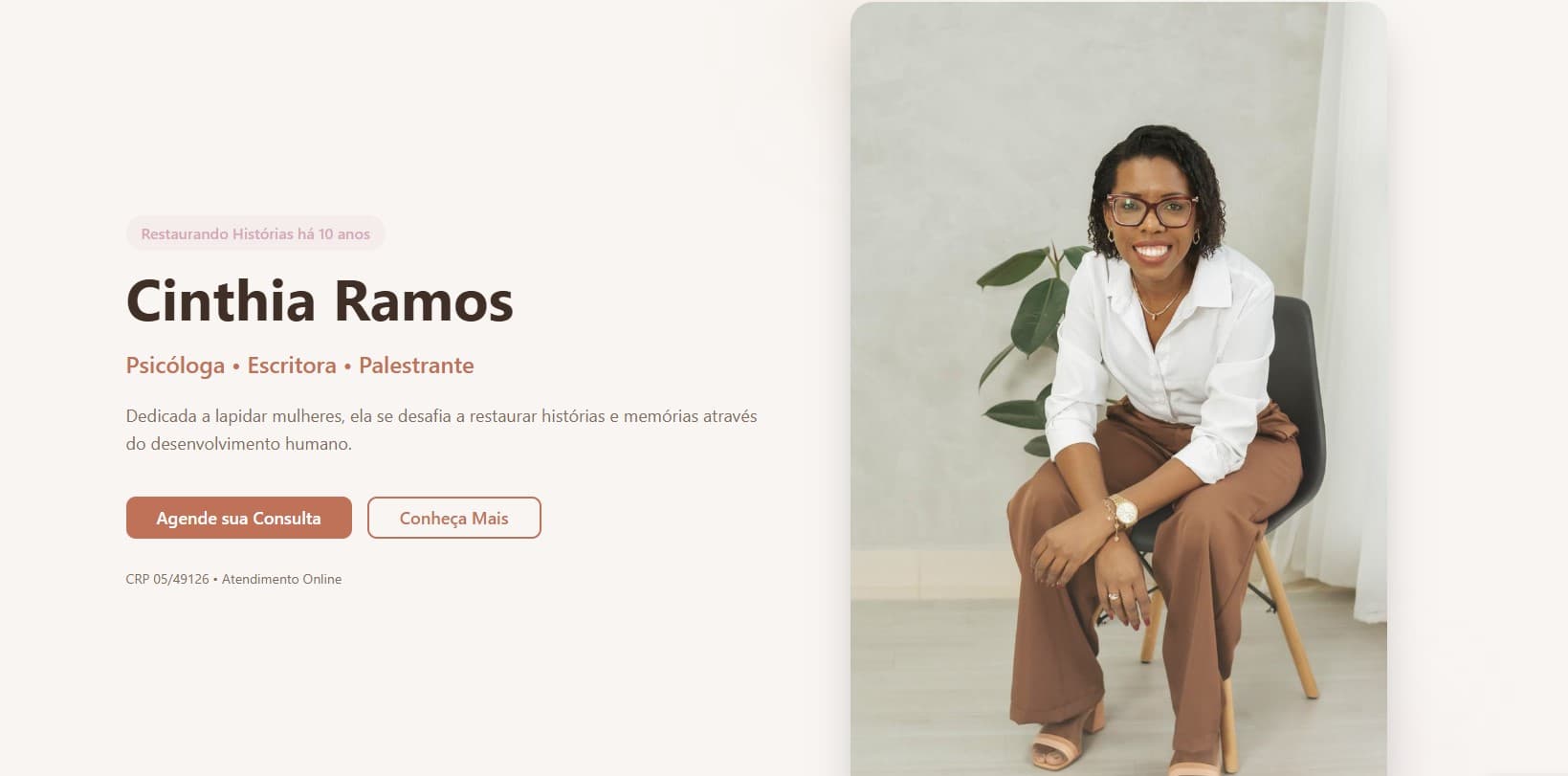 Site para Psicóloga