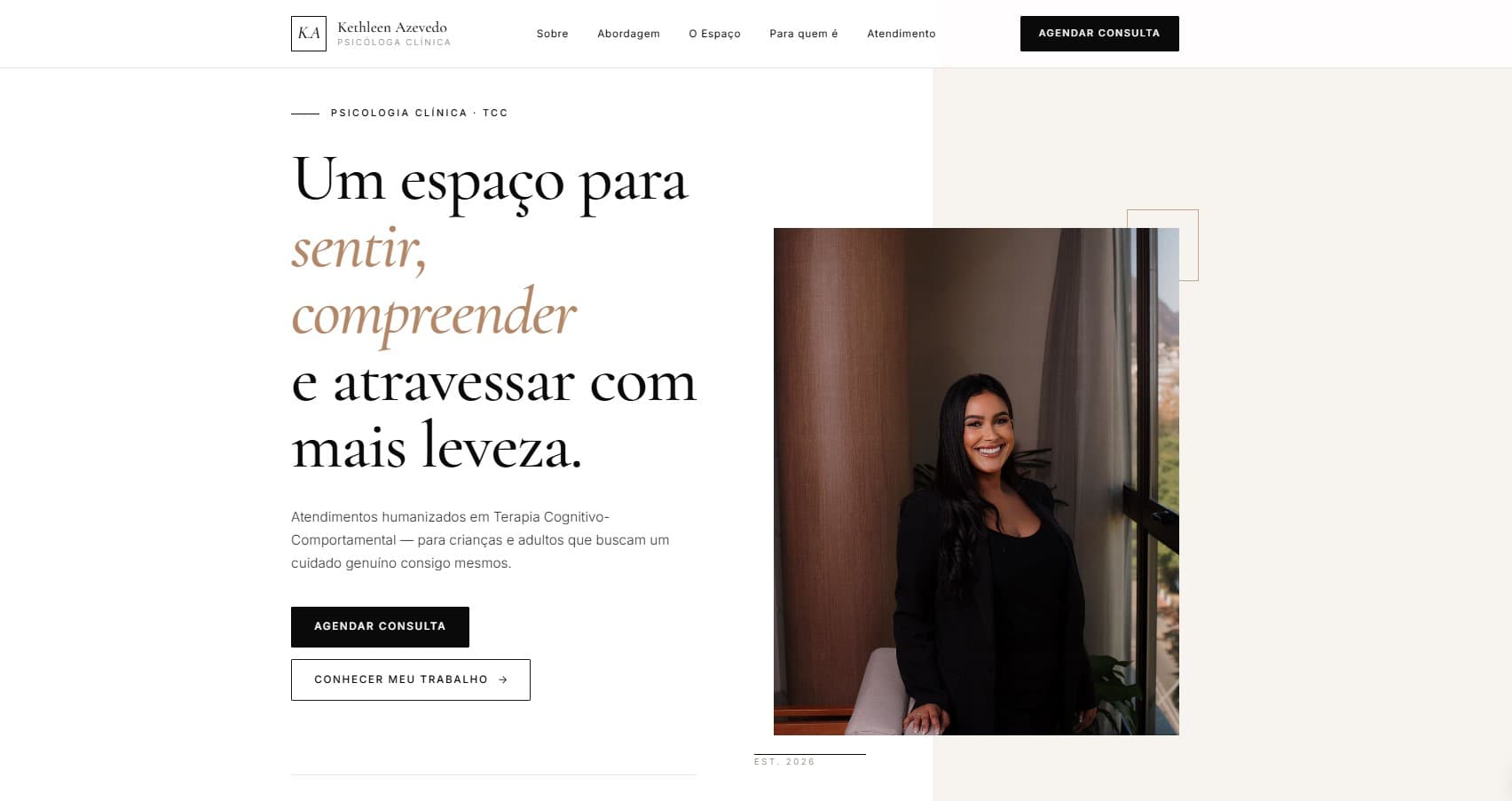 Site para Psicóloga