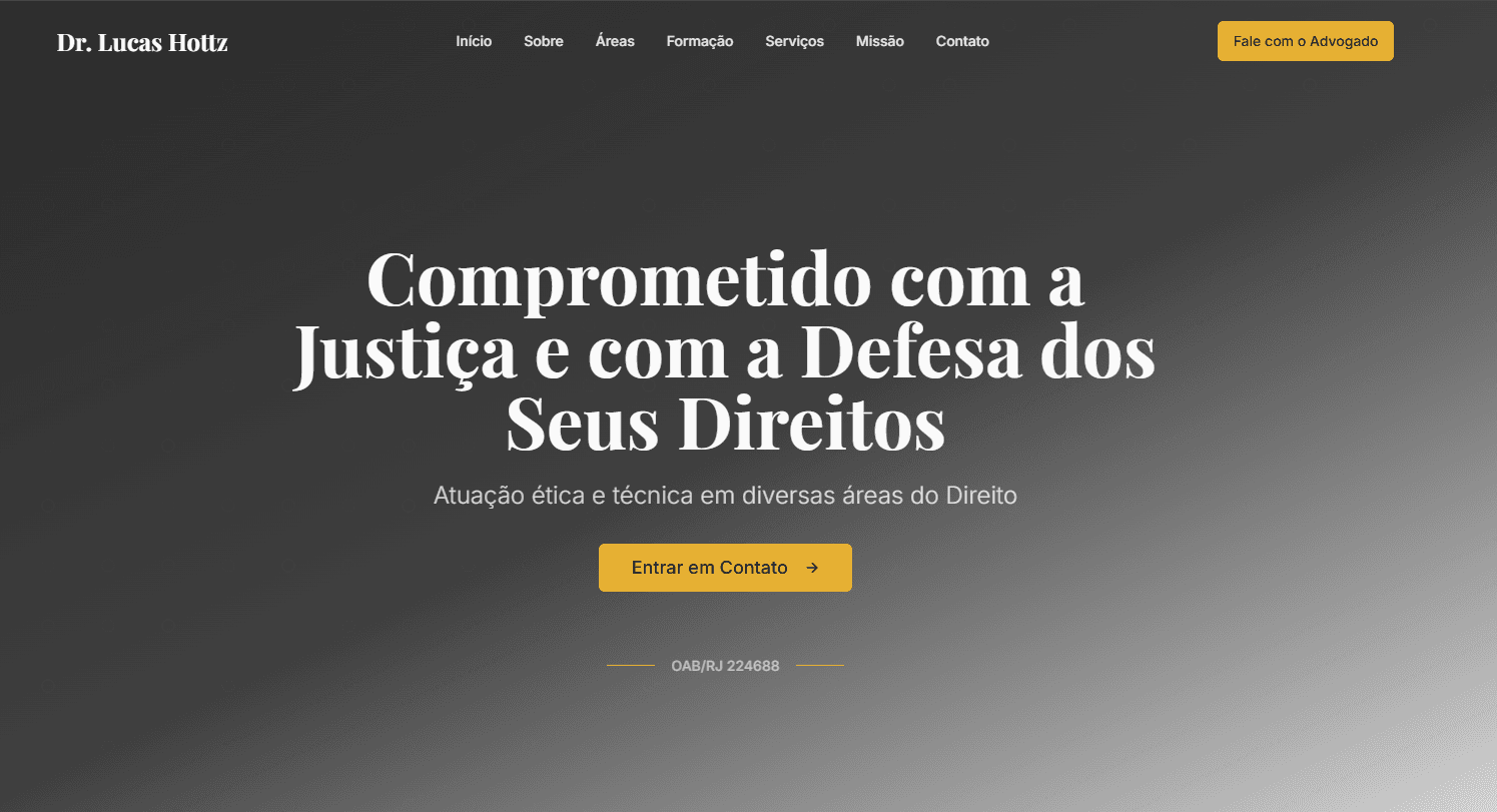 Site para Advogado