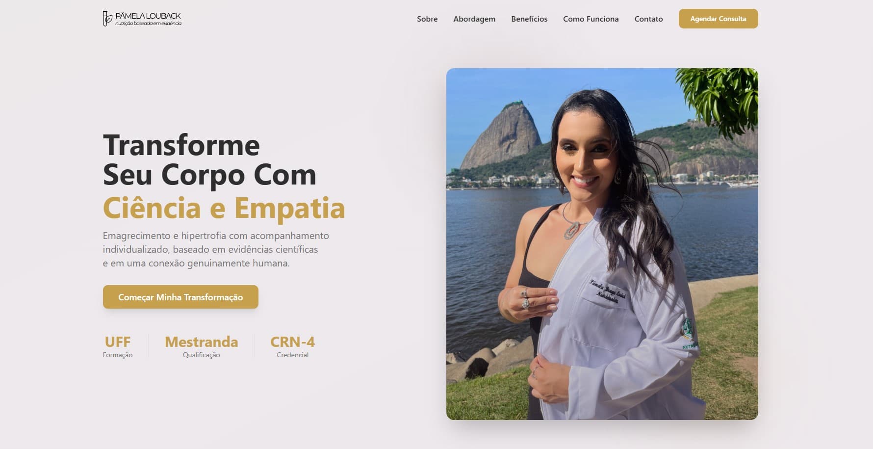 Site para Nutricionista